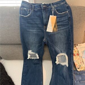 Risen Jeans cropped NWT -